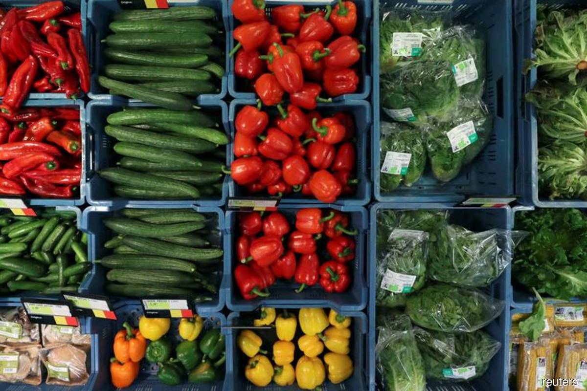 Global food costs mark one year of drops, at odds with inflation
