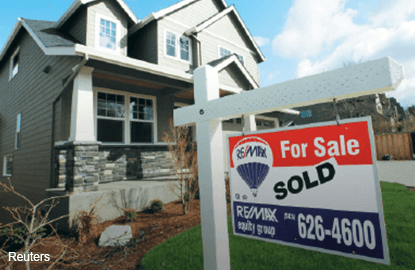 US existing home sales fall from 10-year high