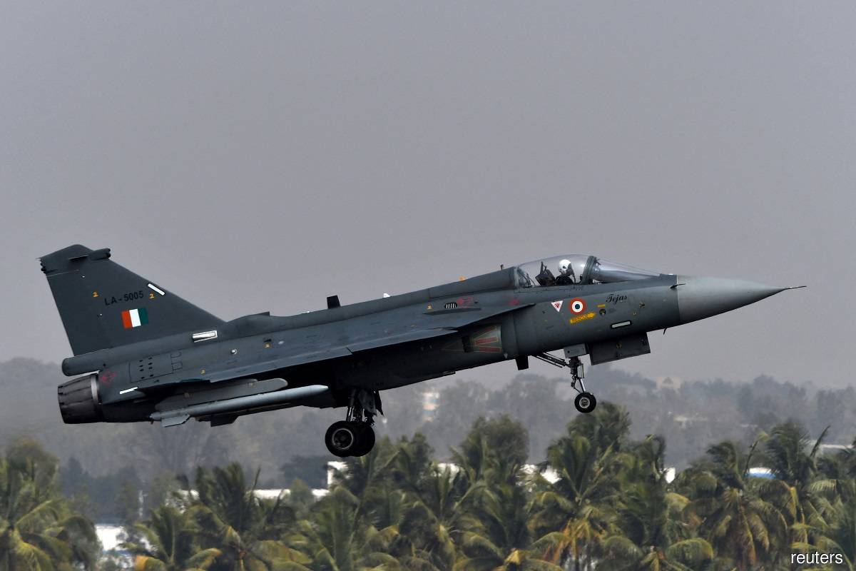 File photo of India's light-combat aircraft "Tejas".