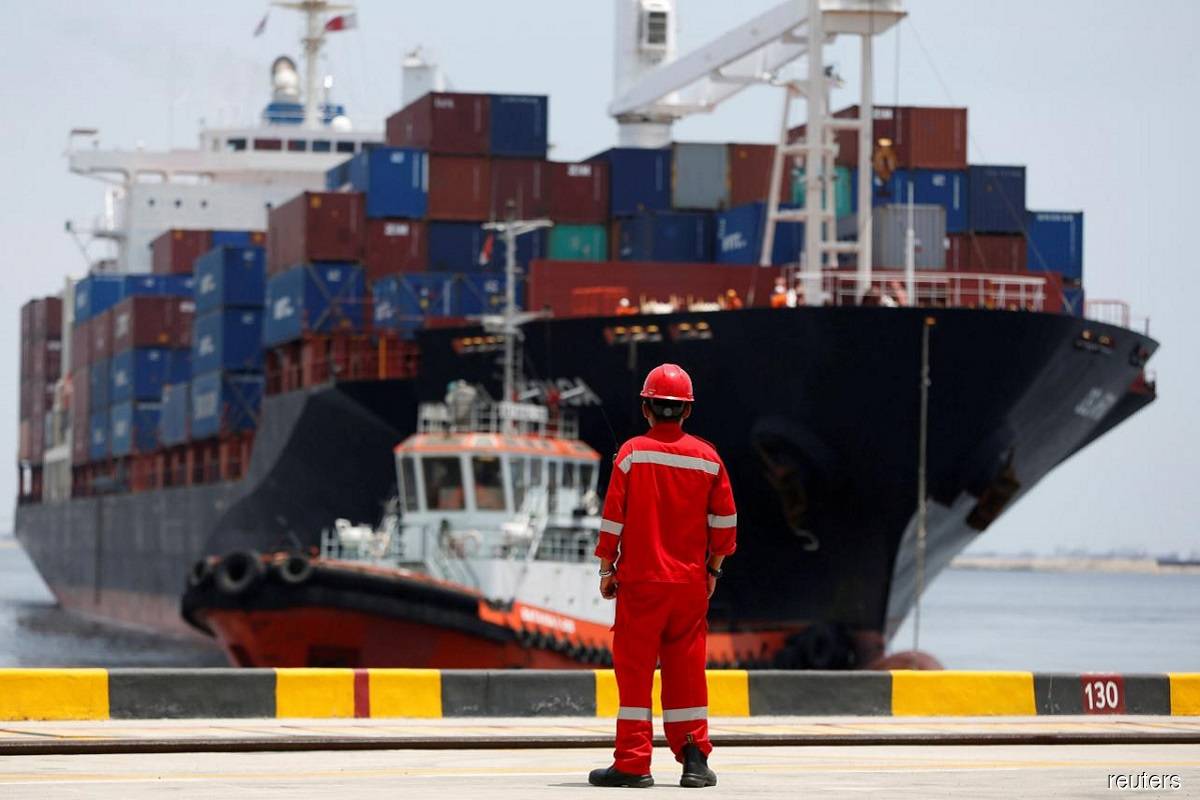 Indonesia has been recording trade surpluses every month since May 2020, but they have narrowed in recent months due to moderating commodity prices. (Reuters pic)