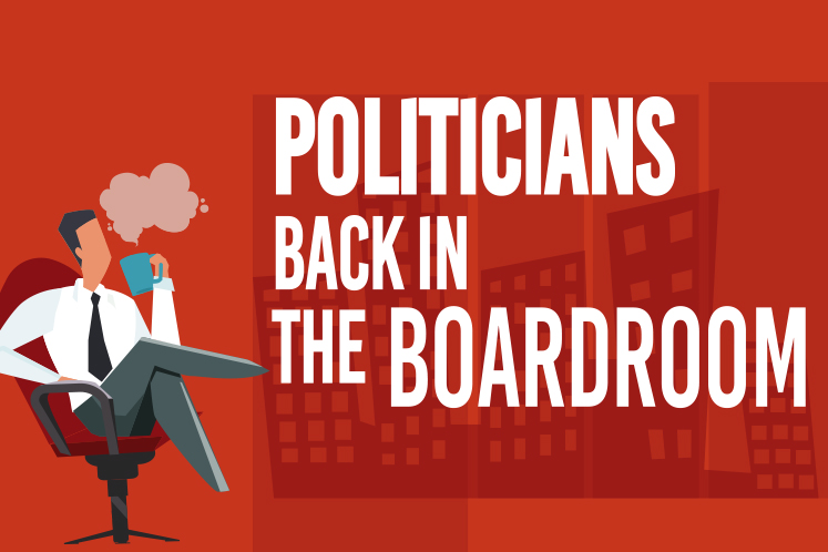 Politicians back in the boardroom