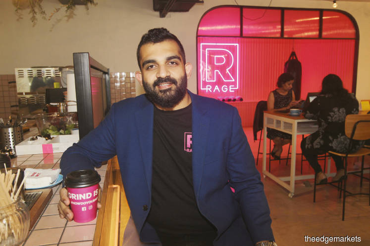 Start-up: Coffee, carts and punching bags