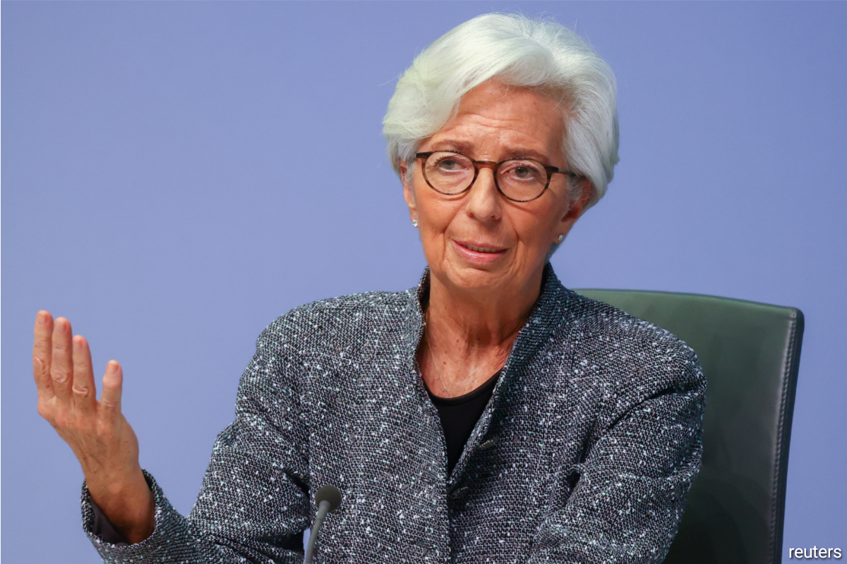Christine Lagarde, the president of the European Central Bank.