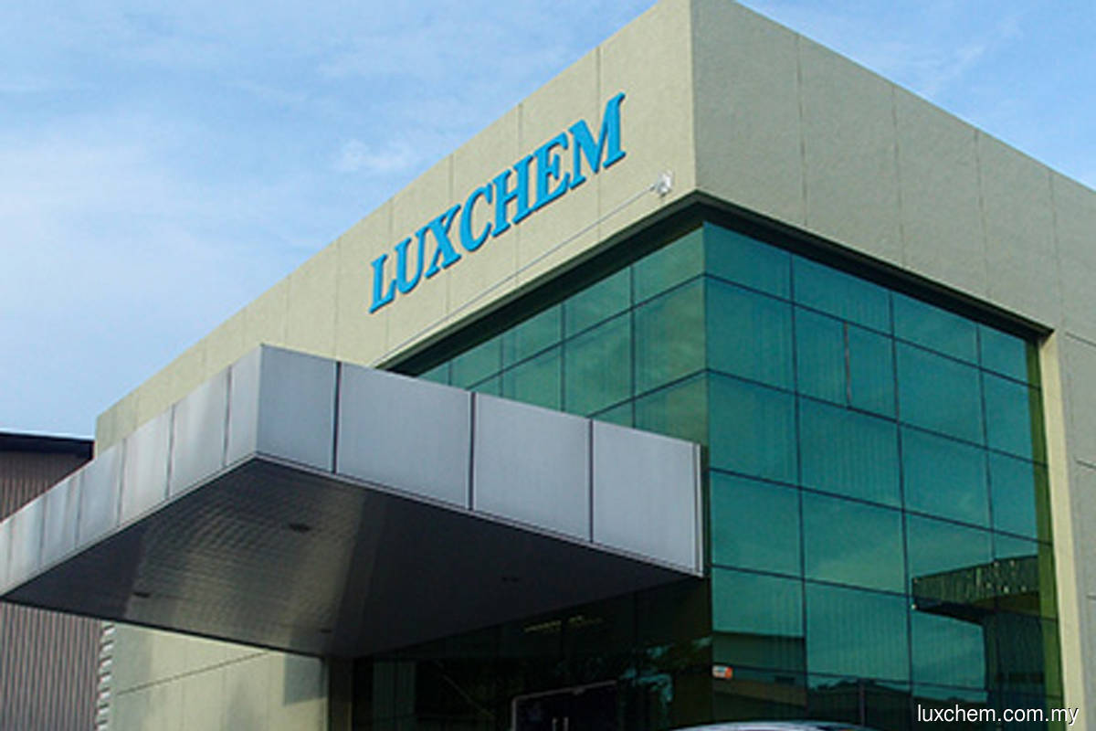 Luxchem says 1Q net profit up 129% at RM20.56m, declares interim dividend of 0.9 sen