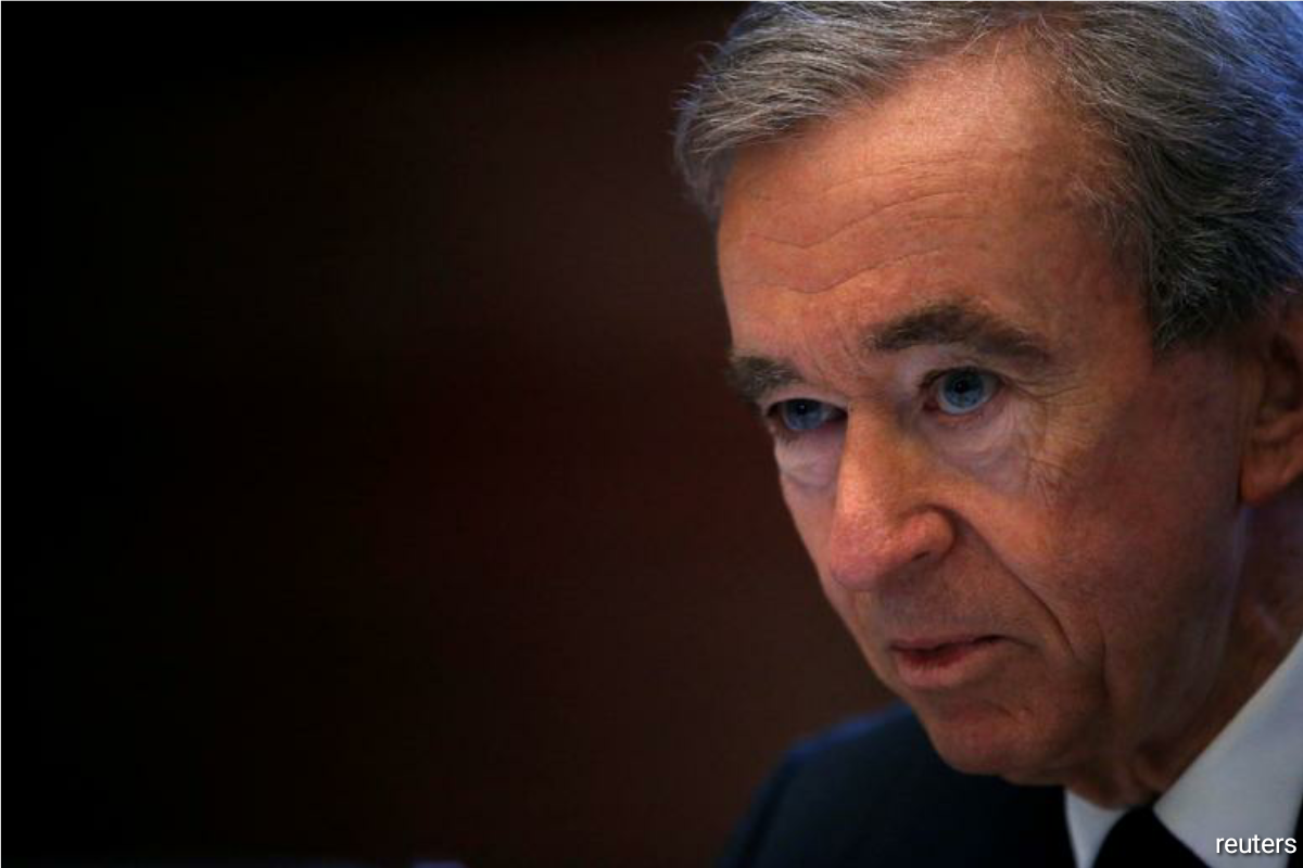 Chairman and CEO of LVMH Bernard Arnault, a billionaire