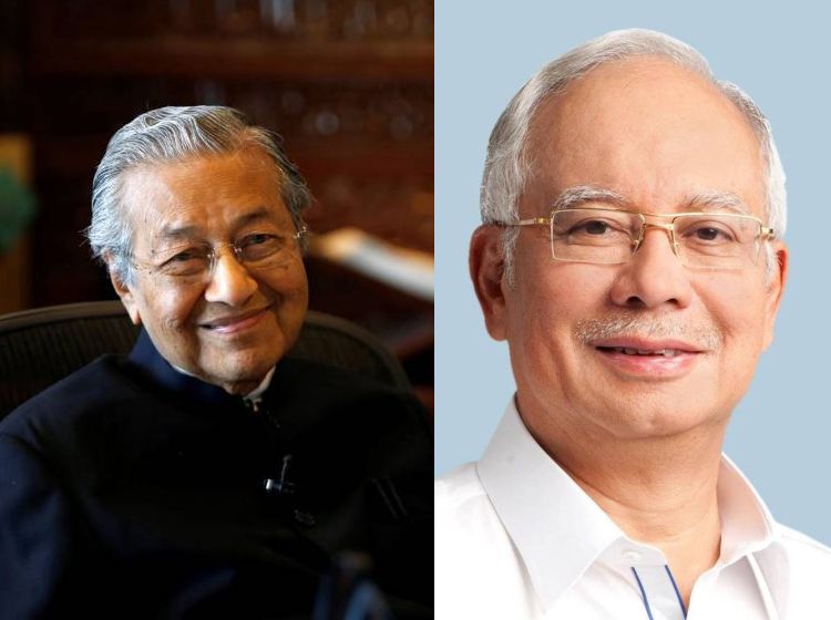 Najib and Tun M speak in rallies in Kuala Lumpur
