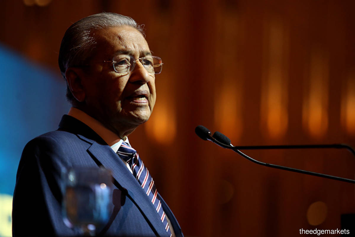 Tun Dr Mahathir Mohamad (The Edge filepix)