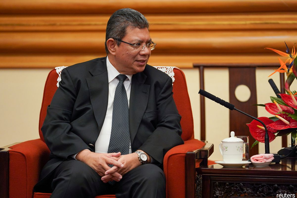 Malaysian Foreign Minister Datuk Saifuddin Abdullah