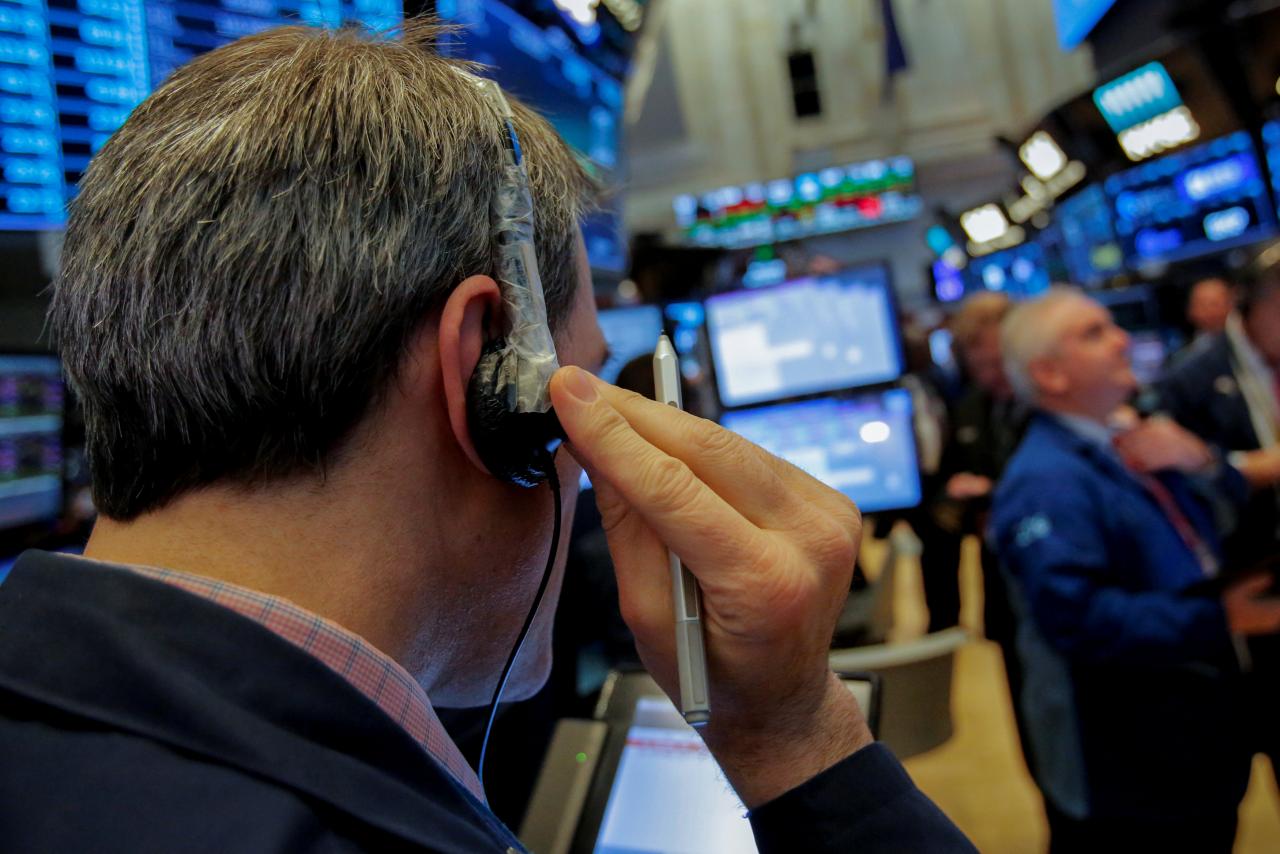 Wall Street pushed down by weak data, trade worries