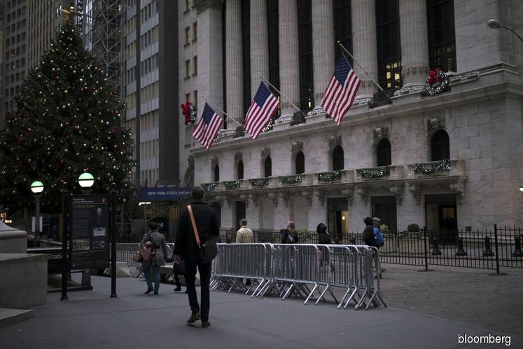 Stocks pushed to the brink of a bear market on Christmas eve