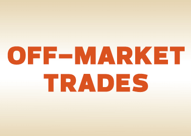 Off-Market Trades: China Automobile Parts Holdings, iDimension, Takaso Resources, Barakah Offshore Petroleum