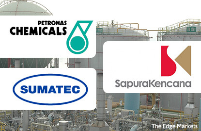 Petronas Chemicals, SapuraKencana, Sumatec gain on OPEC output cap