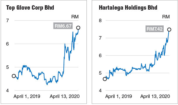 Top glove share prices