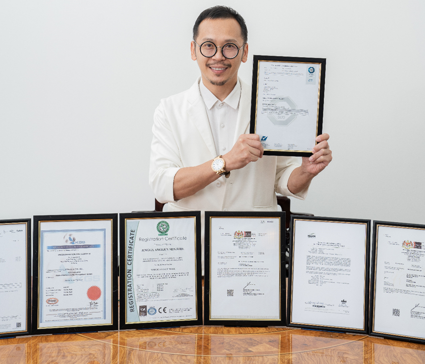 Professor Dr Coco Alex - EMPRO Brand Owner, adding TÜV SÜD to EMPRO's certifications