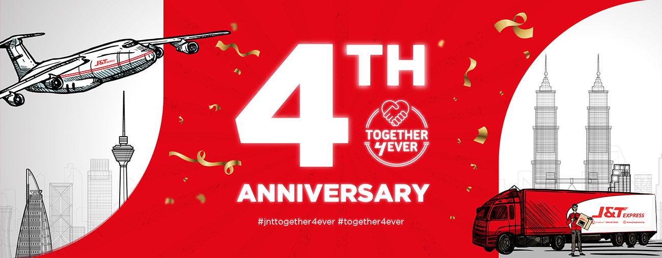 J&T Express在大马推出“Together, 4Ever”活动庆祝成立四周年 – The Edge Markets MY