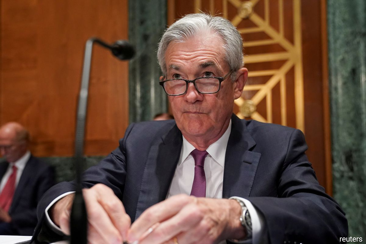 U.S. central bank chief Jerome Powell 
