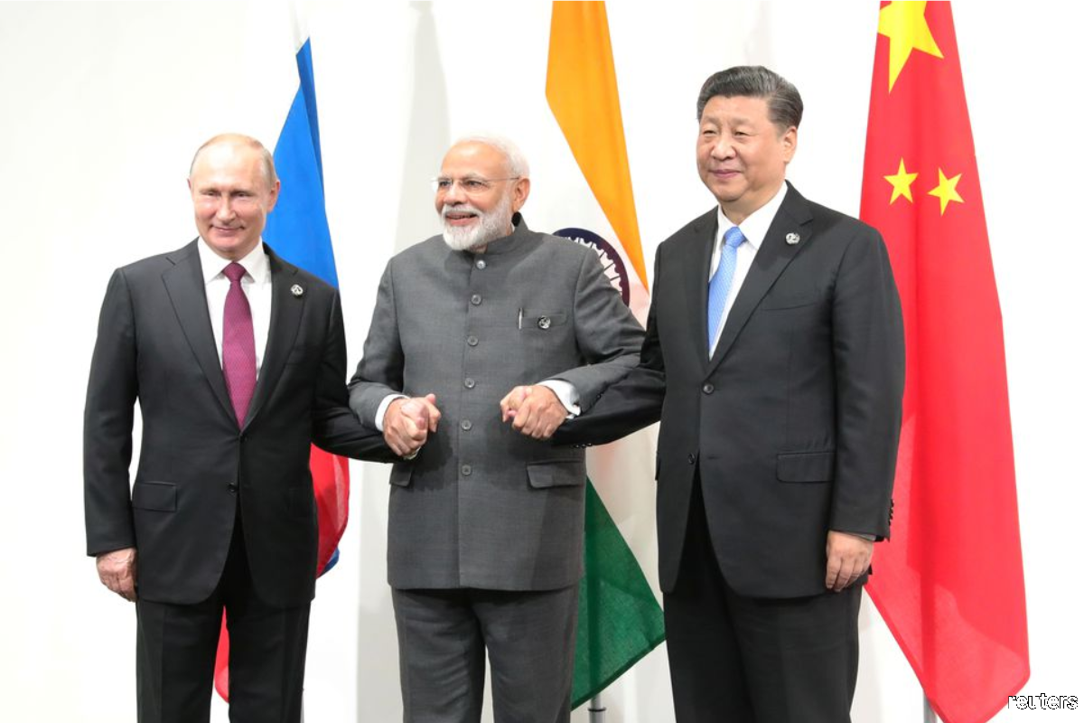 Putin, Modi, and Xi (photo taken in 2019)