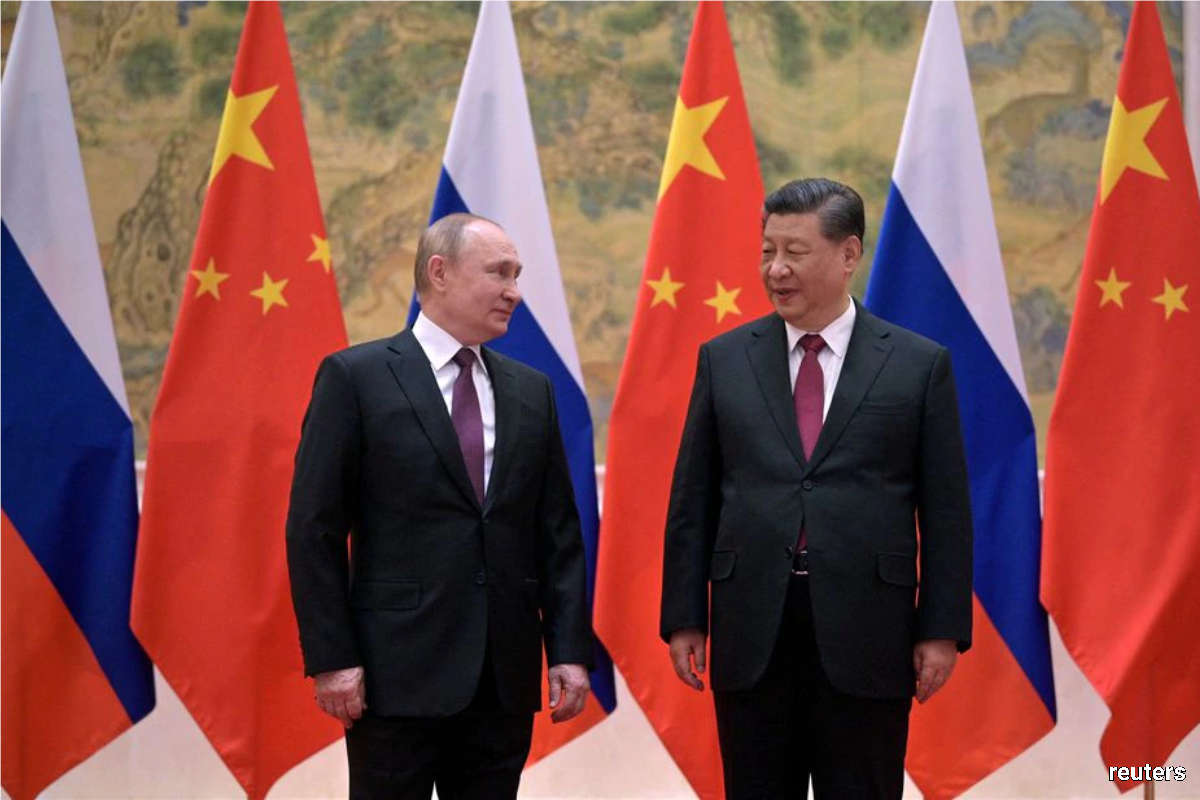Russian President Vladimir Putin and his Chinese counterpart Xi Jinping