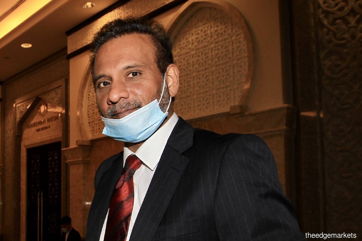 "You did not bring the (emergency) ordinances and the proclamation to be debated in this House, why is that? Are you a government lapdog? You have disgraced this August House, you are not fit to sit on that chair. You should resign as the Dewan Rakyat Speaker," Ramkarpal told Azhar. (File photo by Shahrin Yahya/The Edge)