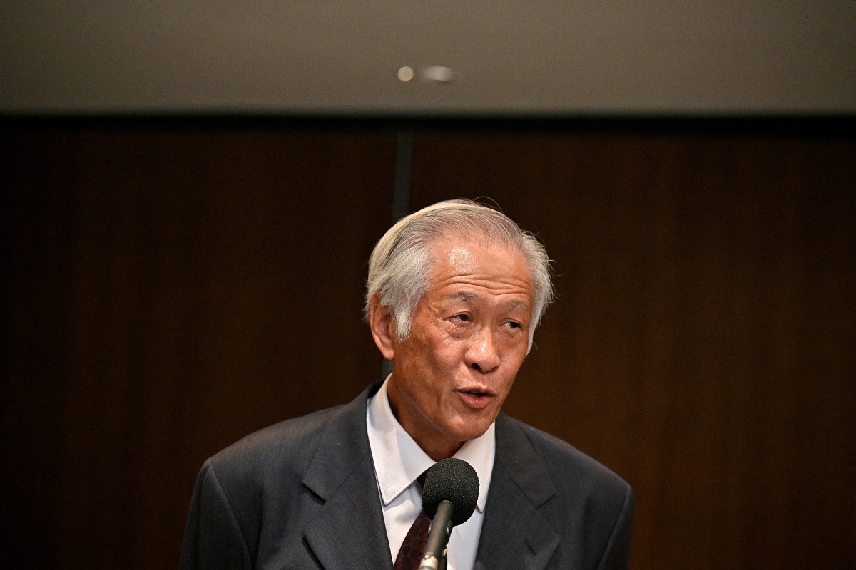 Singapore's Defence Minister Dr Ng Eng Hen