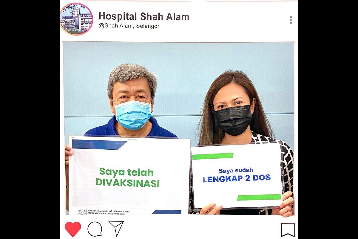 Selangor Sultan, Tengku Permaisuri complete second dose of Covid-19 vaccine