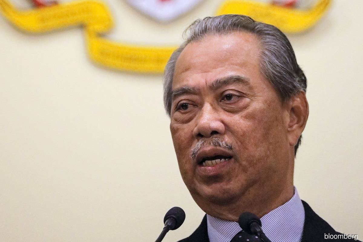 In his application filed with the writ of summons, Muhyiddin applied for an interim injunction to restrain Mohd Puad, or his agent, representative or anyone from republishing, reposting and resharing the allegedly defamatory statements on the latter’s Facebook page. (Photo by Bloomberg)