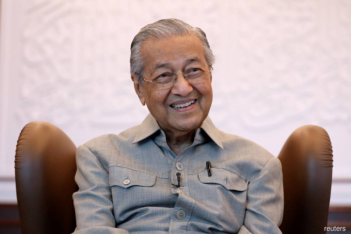 Former prime minister Tun Dr Mahathir Mohamad