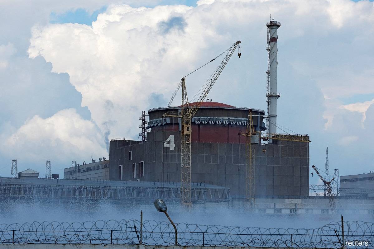 File photo of the nuclear power plant located in Enerhodar, Zaporizhzhia region, Ukraine.