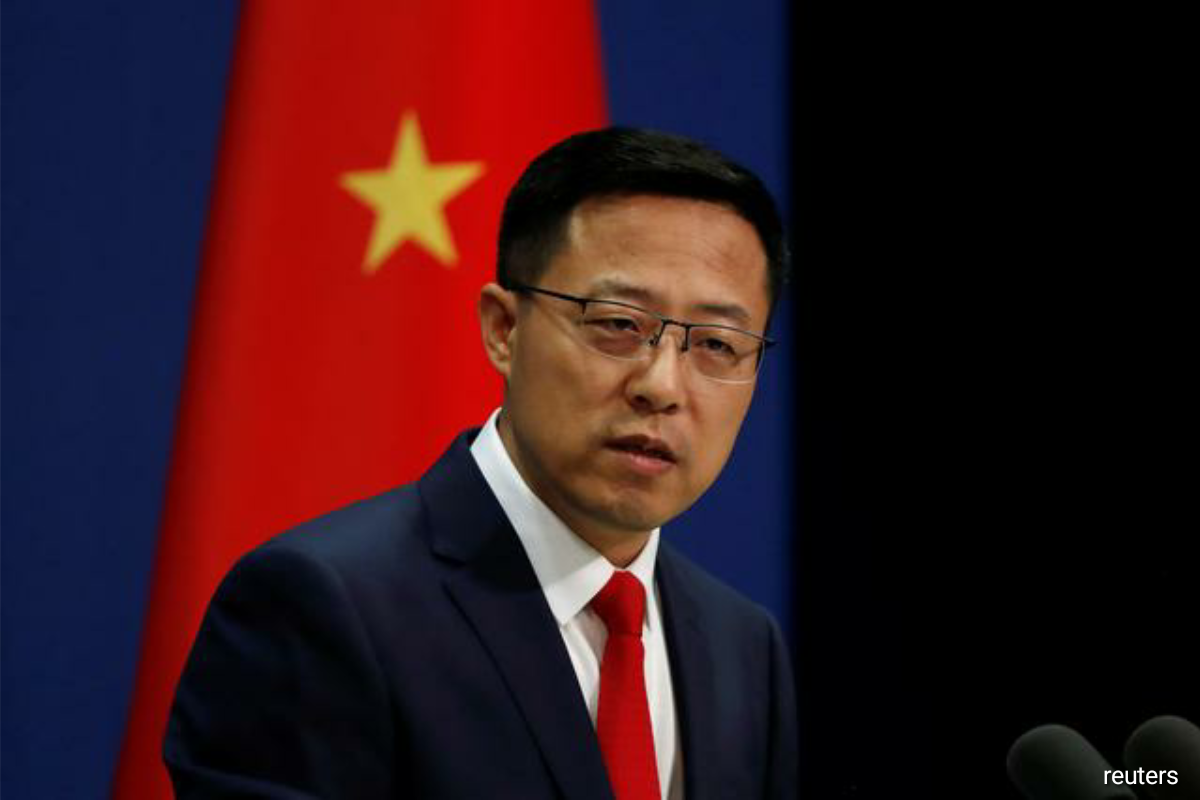 Foreign ministry spokesman Zhao Lijian
