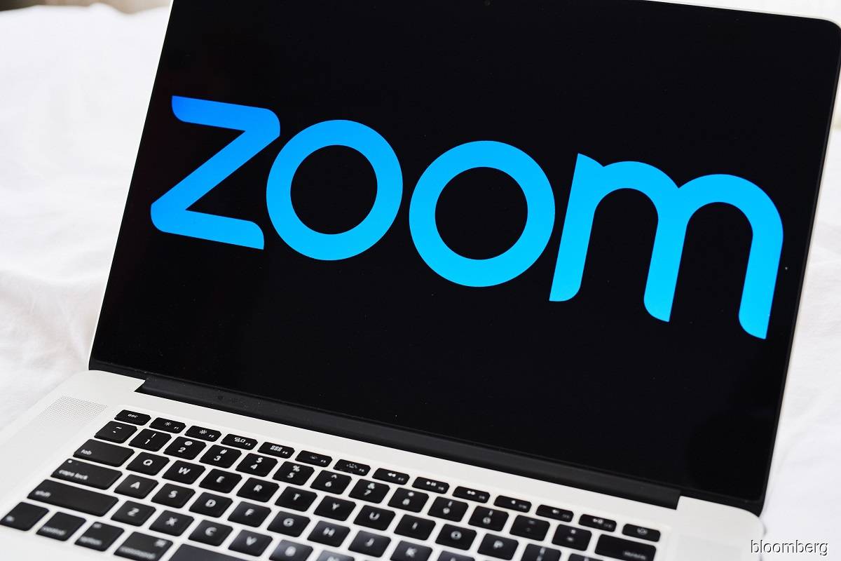 zoom video stock